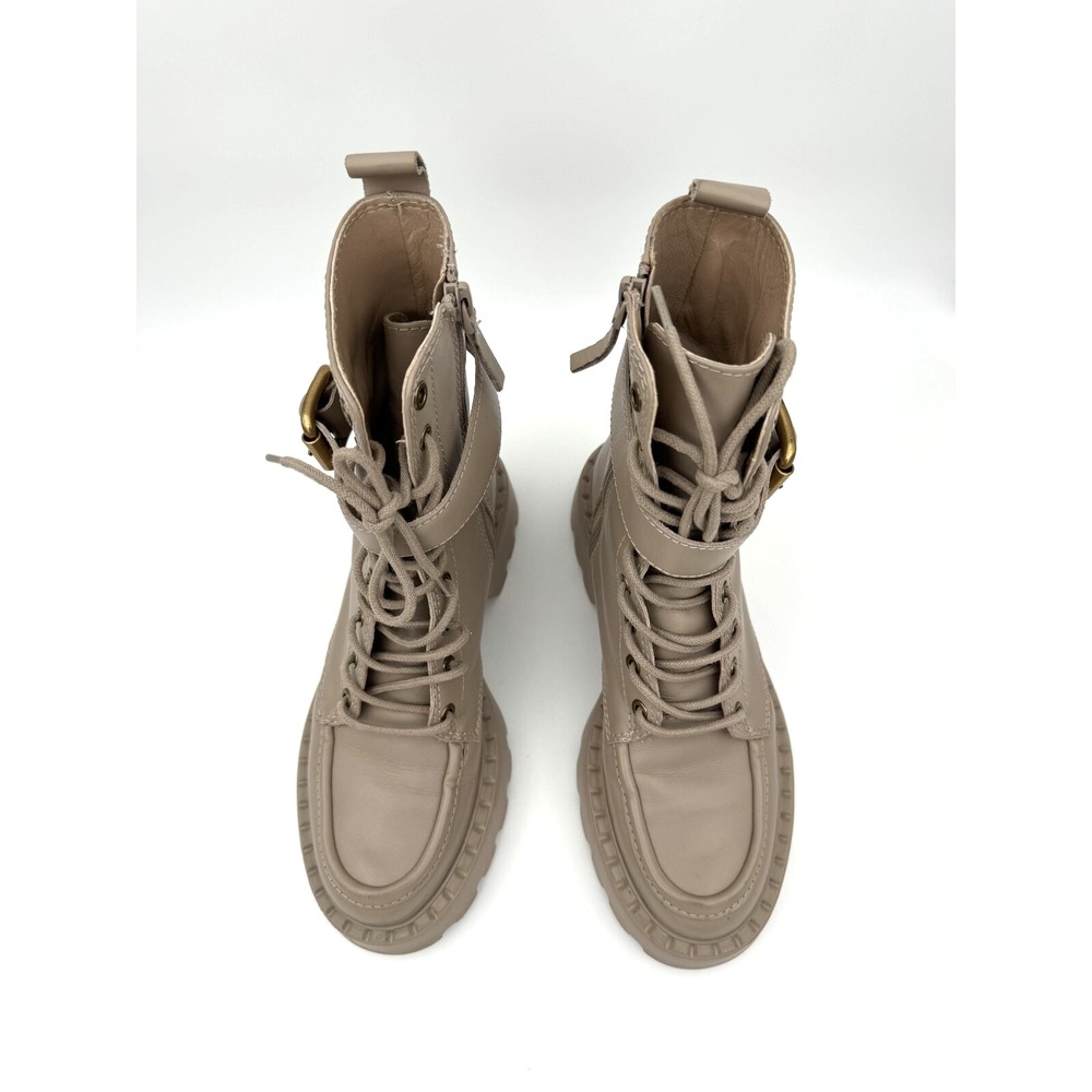 Uterque Women's Leather Ankle Boots 5108/880/040 /Size 7.5 US / Removable Buckle - Picture 5 of 14
